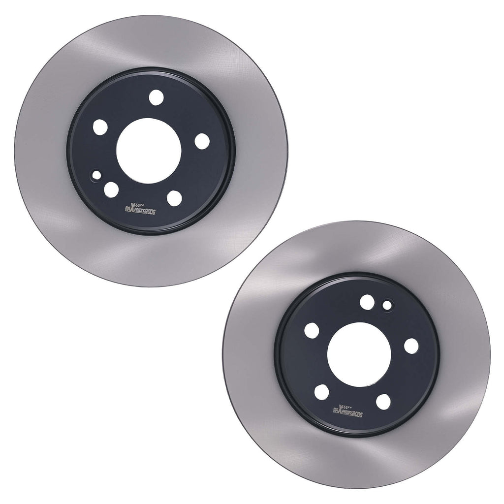 Brake Discs+Brake Pads Front compatible for Mercedes A W169/B W245 2004-2012 A1694211112