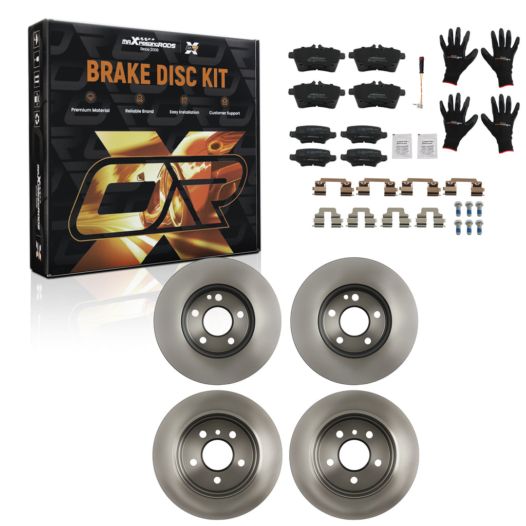 Discs 276mm 258mm Remblokken geschikt voor Mercedes-Benz A B 169 245 2004-2012