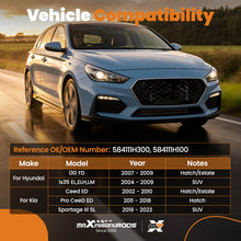 Lataa kuva Galleria-katseluun, Rear Brake Discs Left + Right compatible for Hyundai i30 FD 07-11 compatible for Kia Ceed 584111H300 10mm