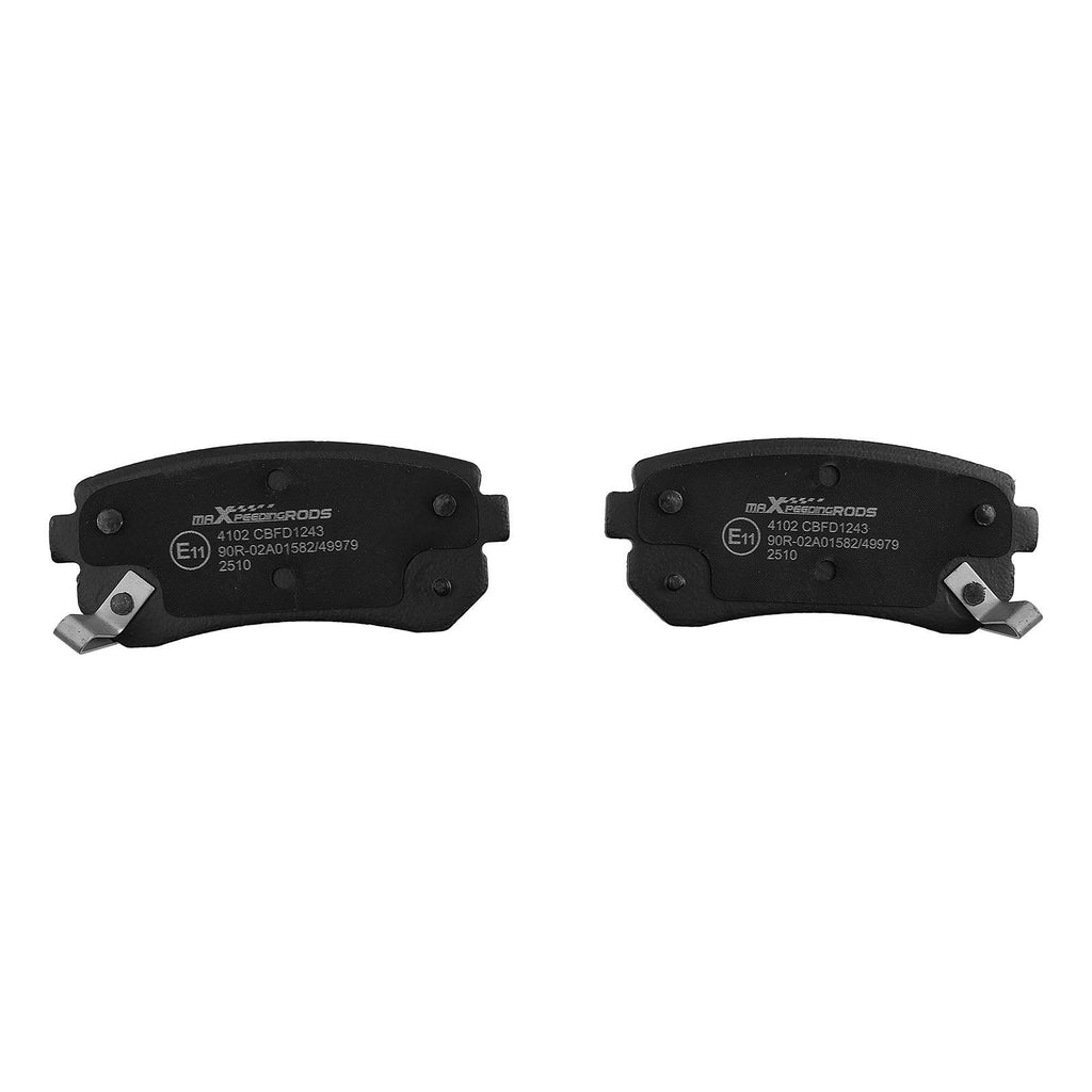 Rear Brake DiscsBrake Pads compatible for Hyundai i30 ix35/Compatible for Kia Ceed Pro CeeD ED Sportage