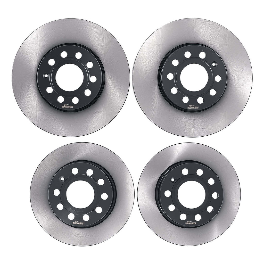 FrontRear Brake Discs and Pads compatible for VW Golf Plus/Compatible for Skoda Yeti 2004-17 1K0698151