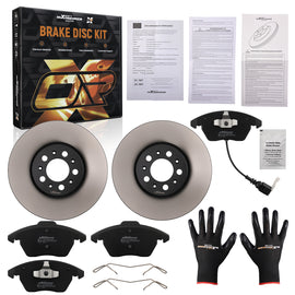 Voor Remschijven + Pads geschikt voor Skoda Rapid 1.6 2013-2022 288mm