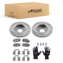 Discs 263mm + Pads geschikt voor Opel Astra G/H Meriva A/B Zafira 1998-2017
