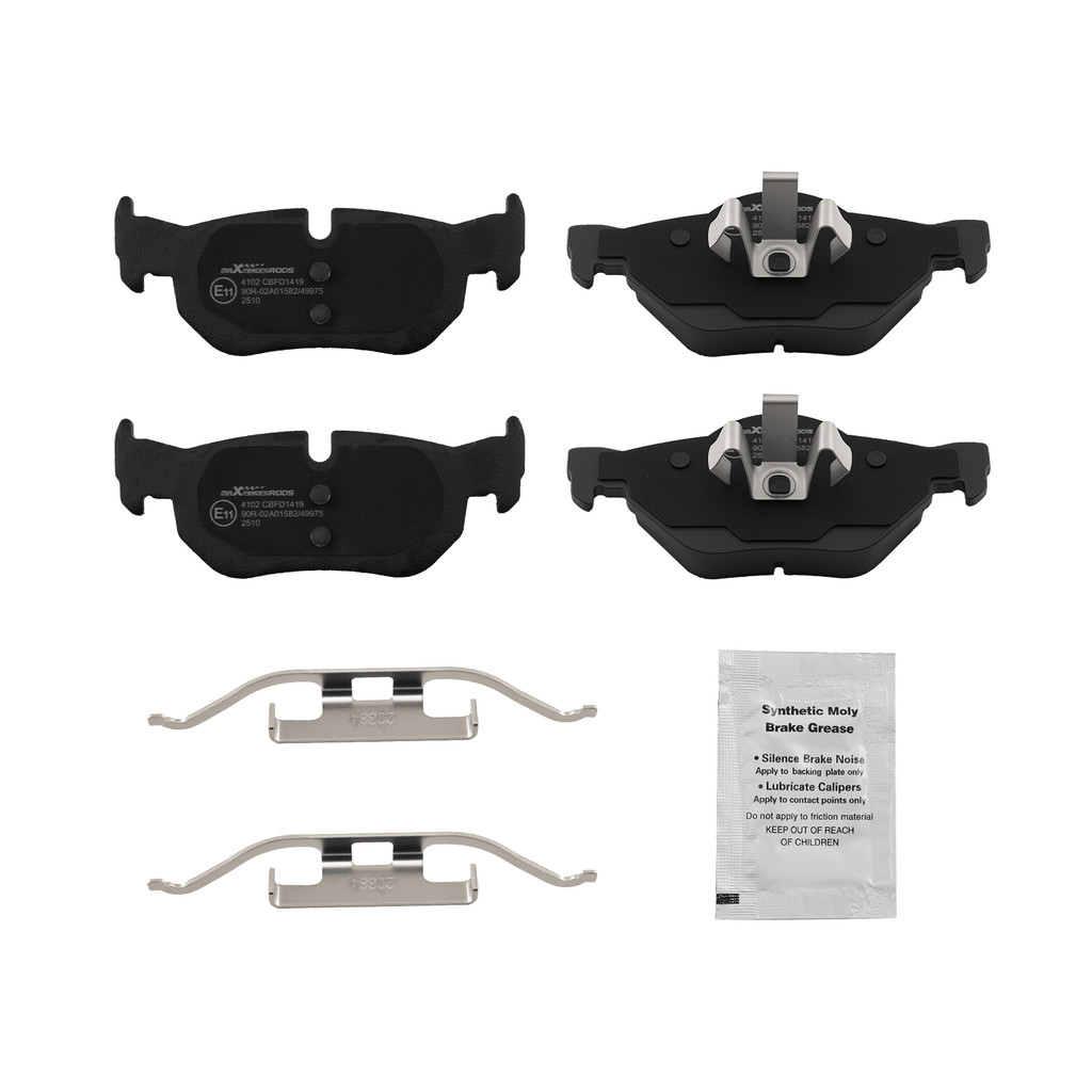 Bromsskivor och belägg lämpliga för BMW 3-serie E90 E91 E92 318d 320d 2004-2013