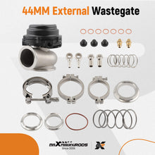 Lataa kuva Galleria-katseluun, 44mm External Wastegate w/ V-Band Flanges (Contains PSI Springs -7PSI/14PSI) 1PC
