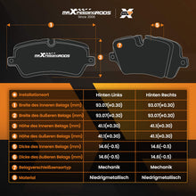 Ladda upp bild till gallerivisning, Brake Pads Set Rear compatible for Kia Sportage/Ceed 06-2019 583021HA10 583021JA30