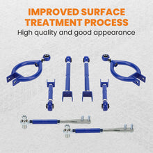 Indlæs billede til gallerivisning Adjustable Front Tension Rod Rear Camber Toe Traction Arms compatible for Nissan 240sx S13