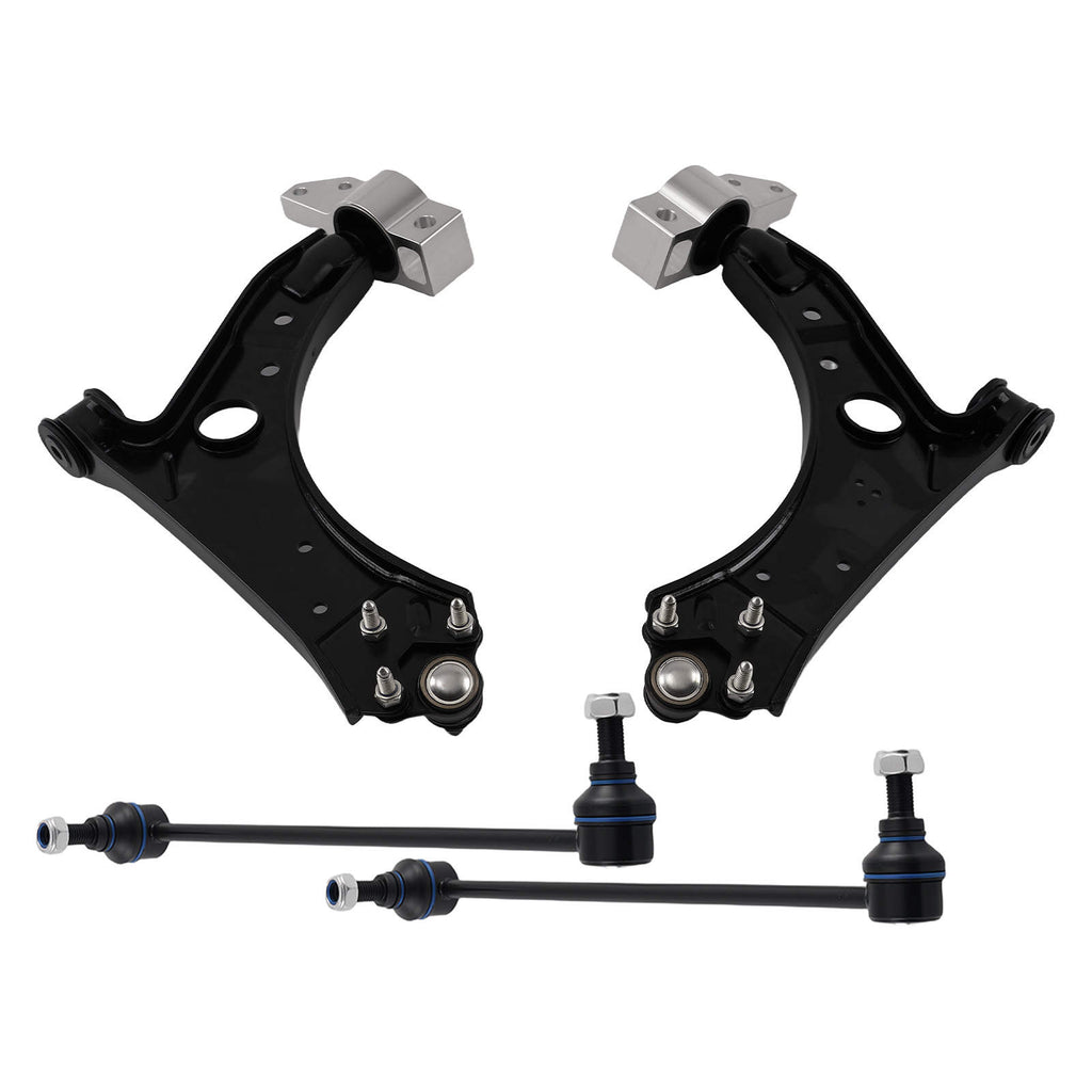 FRONT NEDRE BÆREARMAR kompatibel med AUDI A3 8P kompatibel med SEAT ALTEA kompatibel med VW GOLF 5 6 SCIROCCO