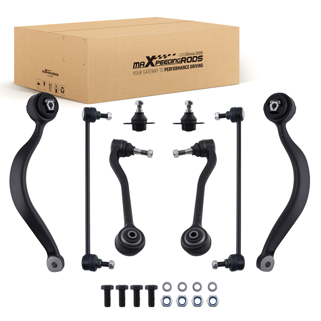 SET OF 8 DRAAGARMEN MET VOOR BOLTS L+R geschikt voor BMW X5 E53 2000-2006