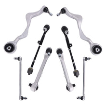 Ladda upp bild till gallerivisning, 8pcs Front Control Arm Bar Link Tie Rod End Kit compatible for BMW E90 328i 335i E82 128i