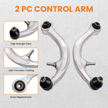 Ladda upp bild till gallerivisning, 2 Pcs Front Lower Rearward Control Arms compatible for Infiniti G35 03-07 Base Coupe RWD