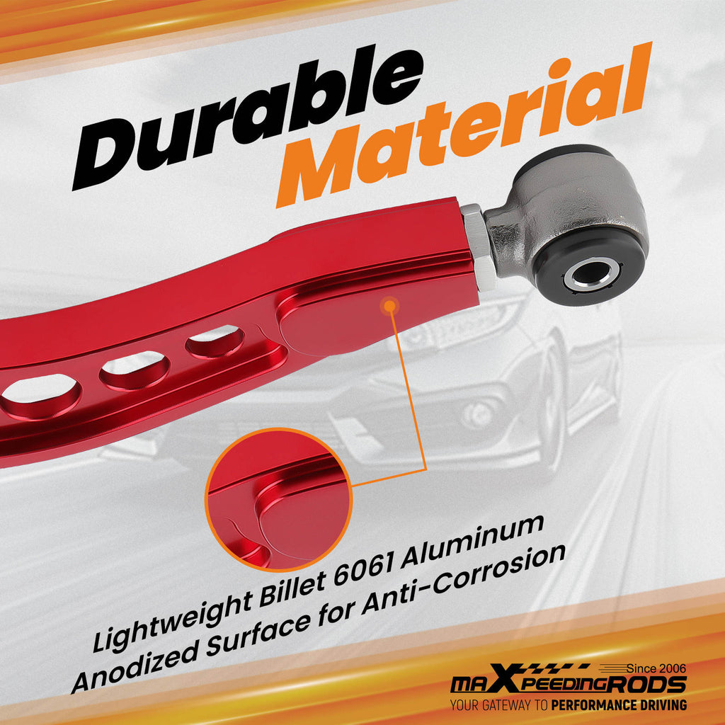 SUSPENSION ADJUSTABLE ALIGNMENT REAR UPPER CAMBER ARM compatible for HONDA CIVIC 2006-2015