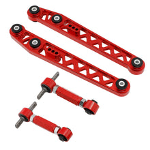 Ladda upp bild till gallerivisning, 6x Front Upper Rear Camber Kit + Lower Control arms For 1996-2000 compatible for Honda Civic
