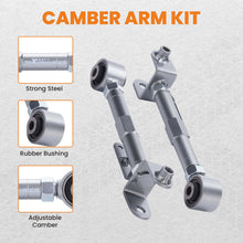 Ladda upp bild till gallerivisning, 2Pcs Adjustable Rear Upper Camber Control Arm Kit compatible for Honda CRV CR-V 2002-2006