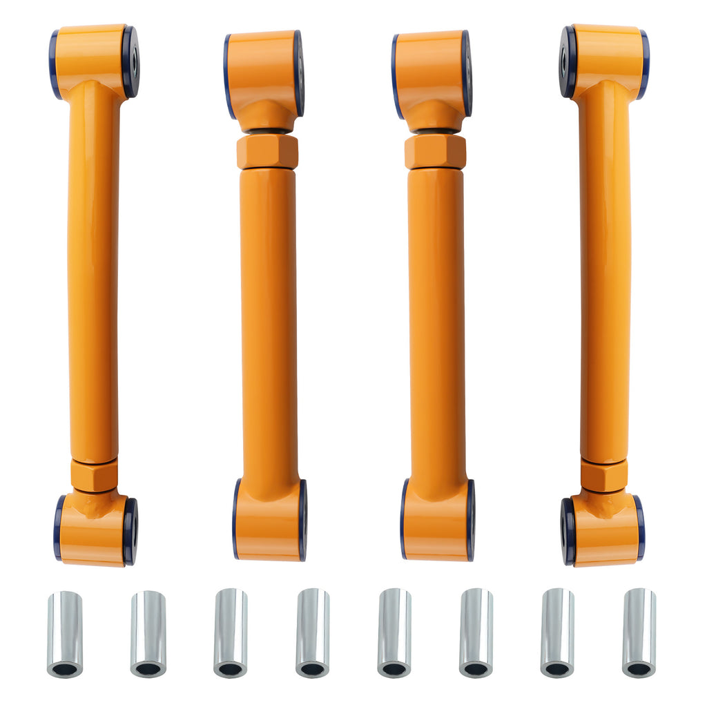 4x VERSTELBARE DRAAGARM geschikt voor JEEP WRANGLER TJ GRAND CHEROKEE ZJ DRAAGARM