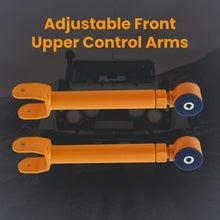Ladda upp bild till gallerivisning, Front Upper Adjustable Control Arm Set 0-8 Lift compatible for Jeep Wrangler TJ 1997