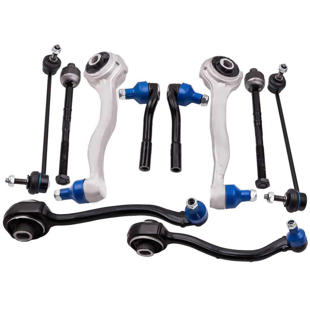 Large Control Arm Suspension Kit compatible for Mercedes W203 CLK- Class Front Axle LHRH
