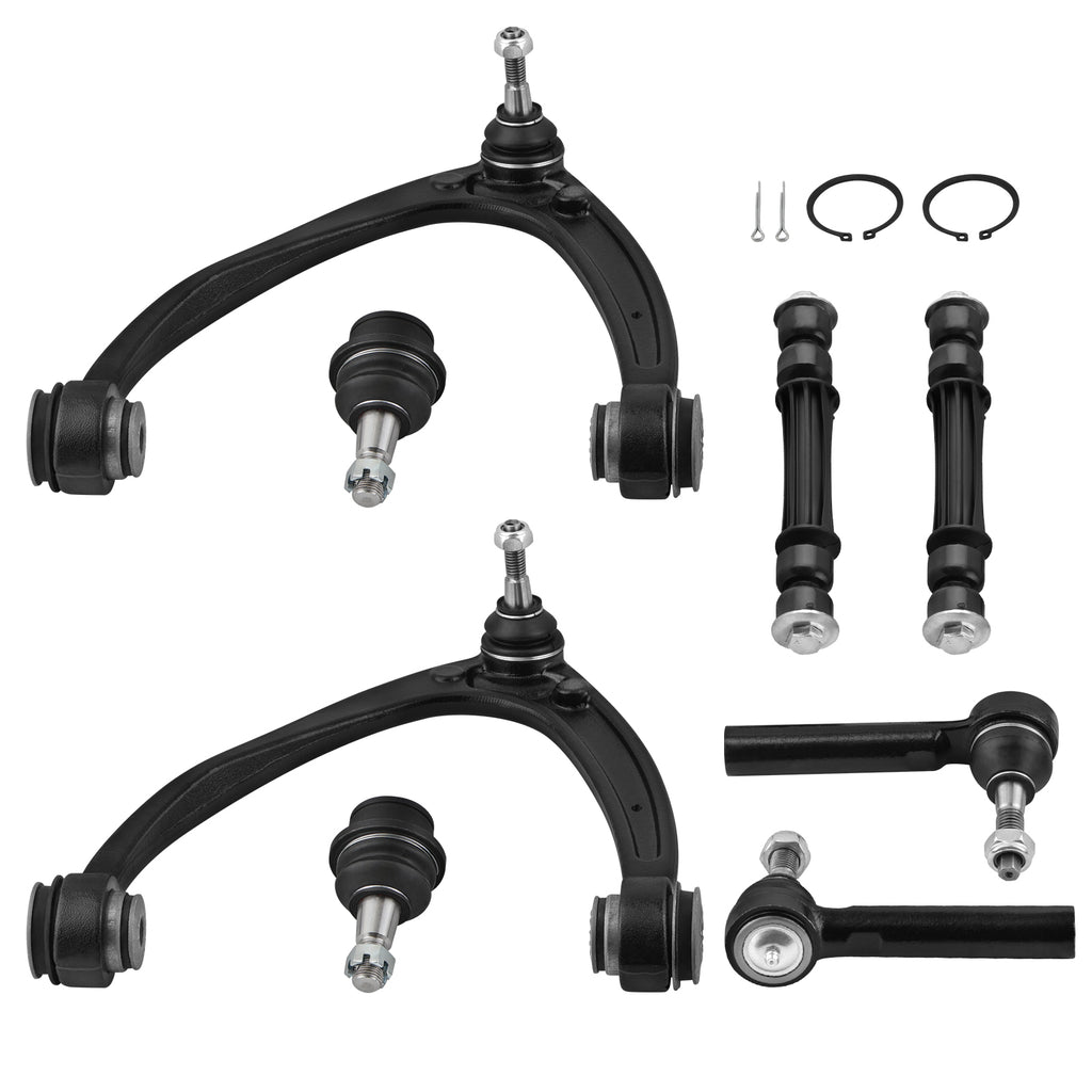 8 stuks VOOR DRAAGARM MET BALL JOINT TIE RODS geschikt voor GMC SIERRA YUKON XL 1500