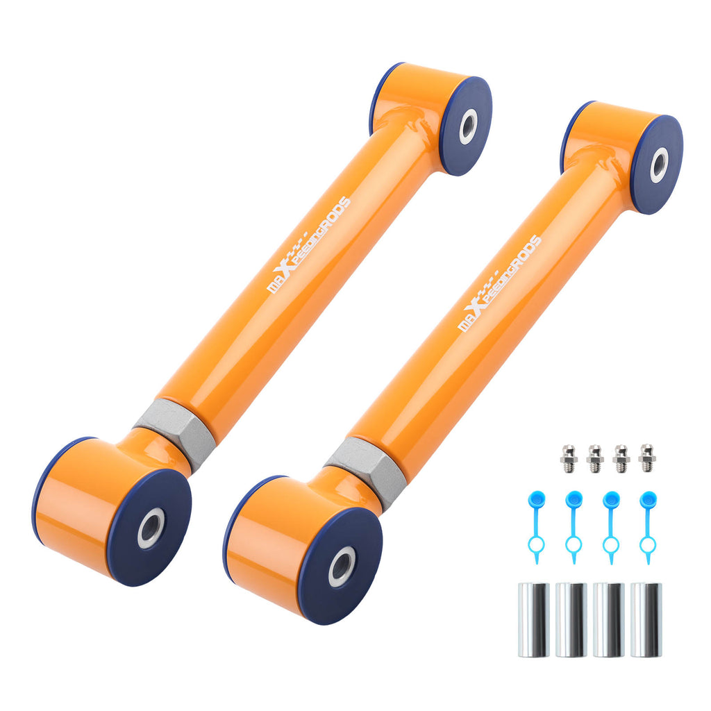 2x Heavy Duty bakre øvre justerbare bærearmer for 1997-2006 kompatibelt med Jeep Wrangler TJ