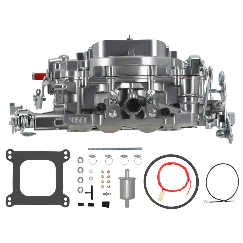 4 Barrel Carburetor 1405 Carb 600cfm Manual Choke 600 CFM w/ Gasket