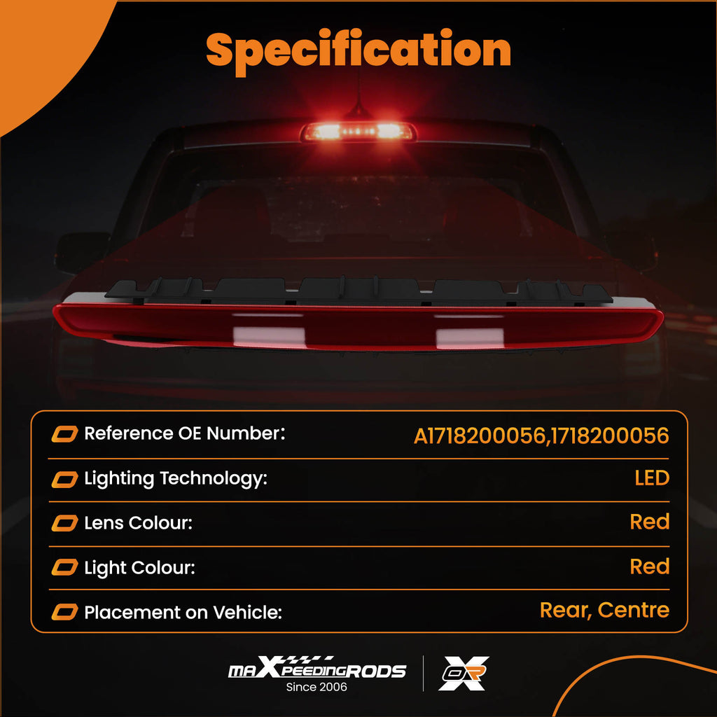 High Level 3rd Brake Stop Light compatible for Mercedes-Benz SLK R171 LED 1718200056 04-11