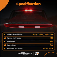 Last bildet i gallerivisningen, High Level 3rd Brake Stop Light compatible for Mercedes-Benz SLK R171 LED 1718200056 04-11