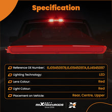 Indlæs billede til gallerivisning Rear High Level Brake Stop Light compatible for Seat Ibiza Mk2 Leon Mk4 2008-2017 6J0945097