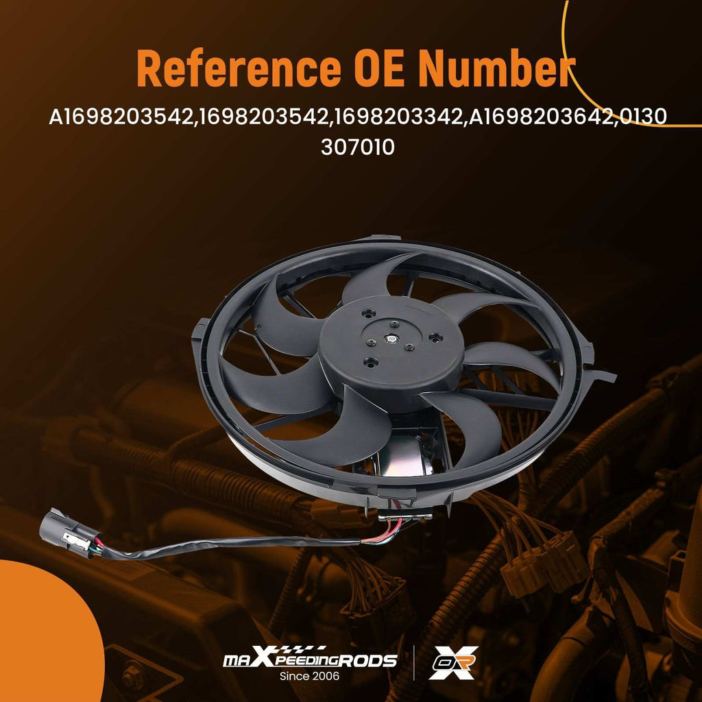 Engine cooling fan compatible for Mercedes Benz B-Class W245 A-Class W169 CVT transmission
