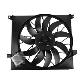 Electric Ventilator Radiateur Engine Cooling geschikt voor Mercedes W163 ML55 AMG 2000-2003 163500029