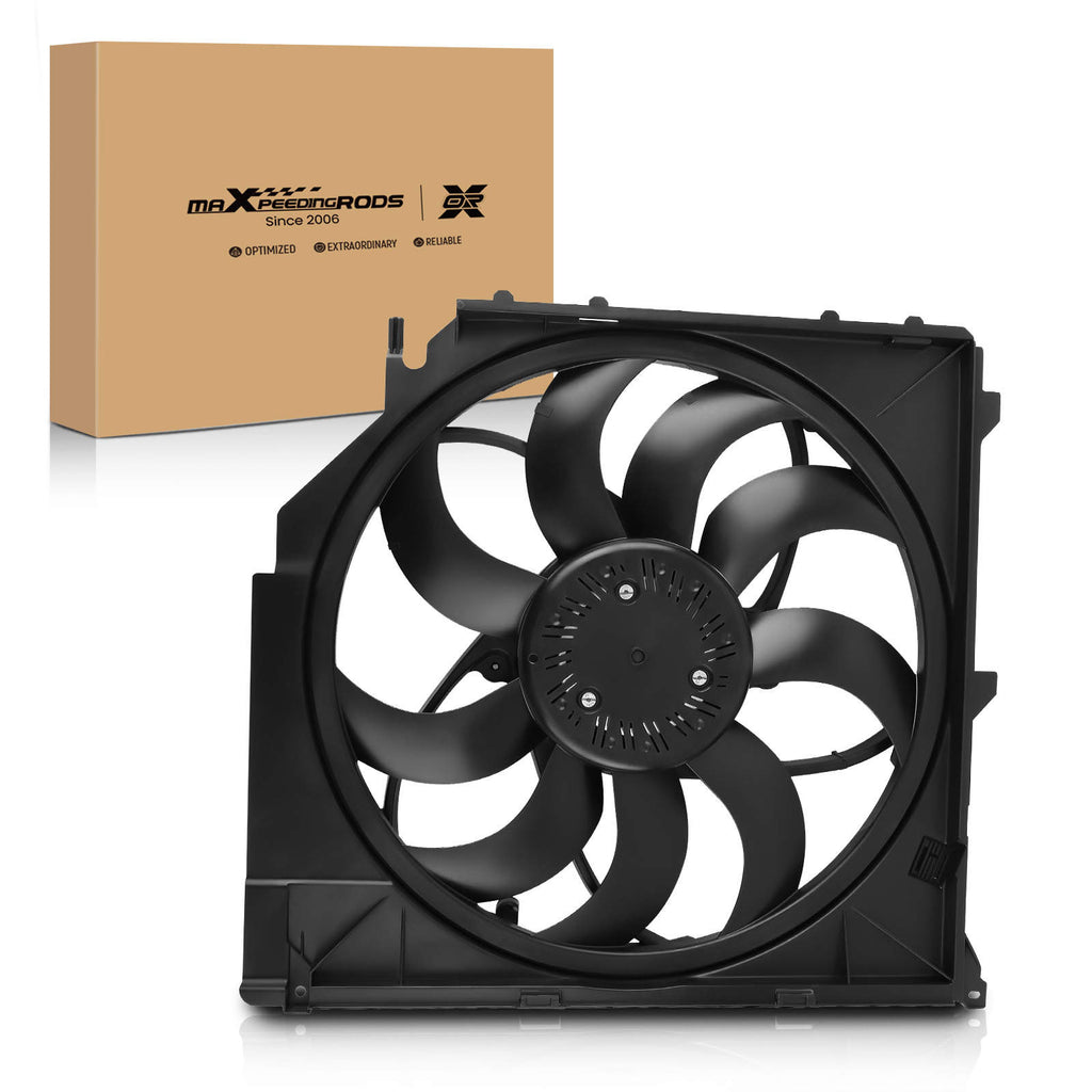 Engine Radiator Cooling Fan compatible for BMW X3 2.5i/3.0i/3.0si 2004-2010 17113442089