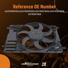Indlæs billede til gallerivisning Cooling Fan compatible for Mercedes-Benz A220 4Matic Sedan 4-Door 2019-2022 A2479067906