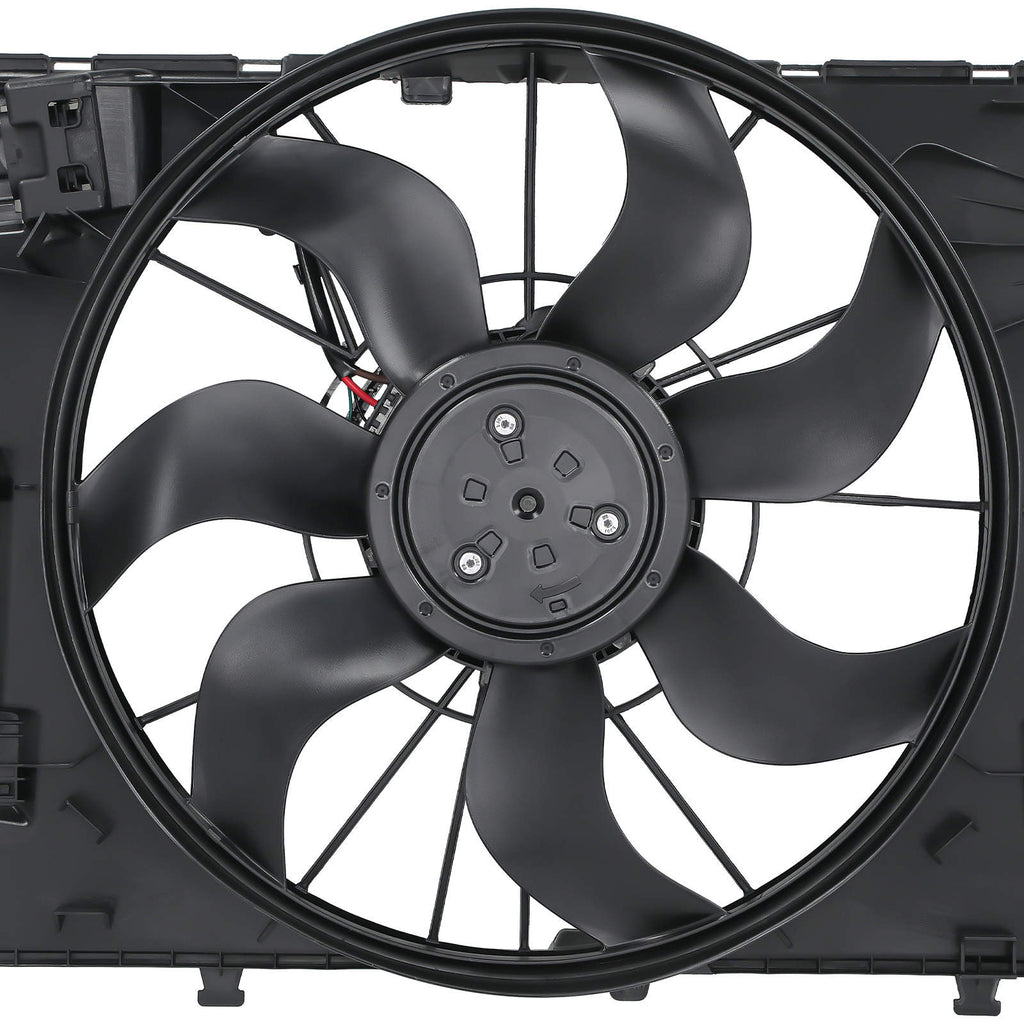 600W Cooling Fan Compatible for Benz C180/C200/C250/C300 2014-2017 0999061800 0999061100