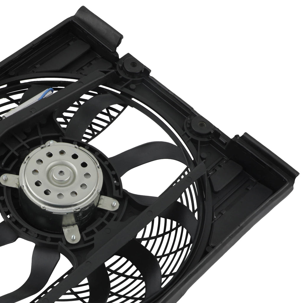 Cooling Fan Motor compatible for BMW 5 Series E39 Radiator Fan 10 Fan Blades 1995-2004 New