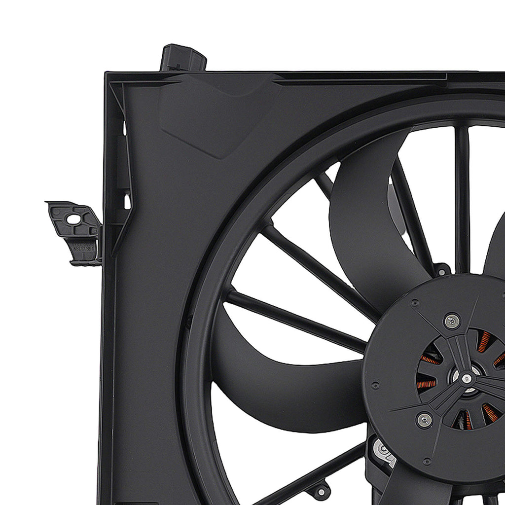 Cooling Fan Assembly compatible for Jaguar XF 2013-2014 C2D38736 240W Plastic