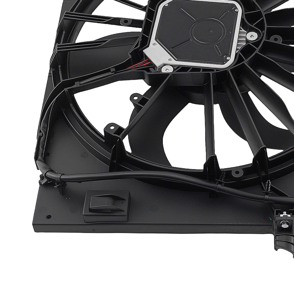Cooling Fan Assembly compatible for Jaguar XF 2013-2014 C2D38736 240W Plastic