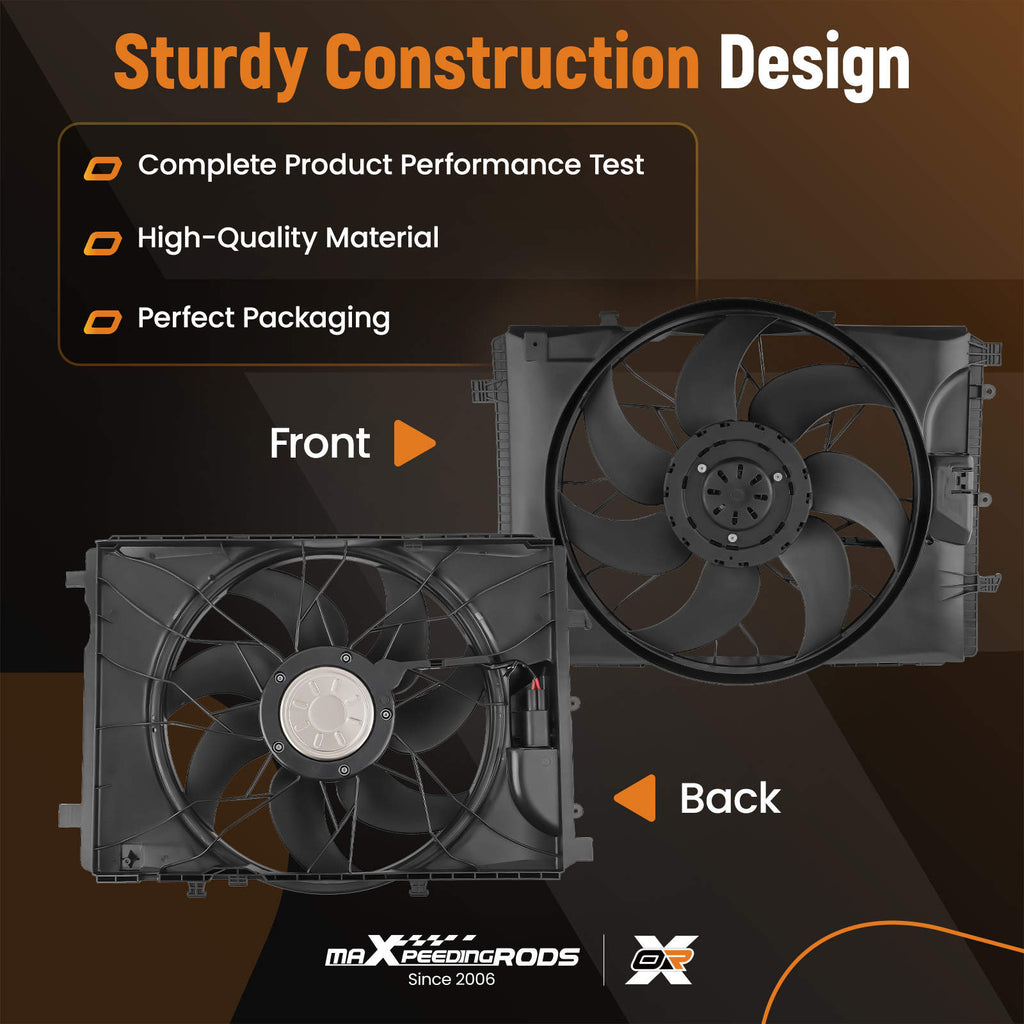 Radiator Cooling Fan compatible for Mercedes-Benz C230 C300 C350 4Matic 623130
