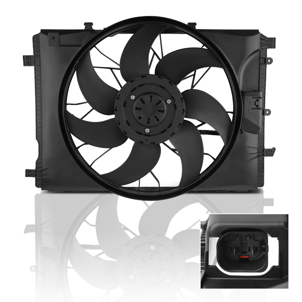 Radiator Cooling Fan compatible for Mercedes-Benz C230 C300 C350 4Matic 623130