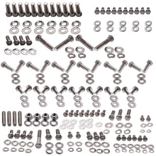 Ladda upp bild till gallerivisning, Small Block geschikt voor Chevy Engine 302 305 307 350 Stuk roestvrij staal hex bolt kit