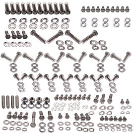 Small Block geschikt voor Chevy Engine 302 305 307 350 Stuk roestvrij staal hex bolt kit