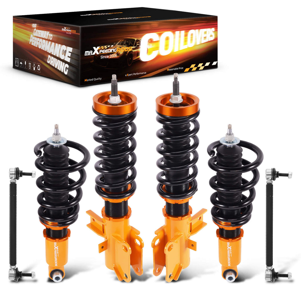 Coilovers 24 Way Damper Adjustable Suspension Kit compatible for Chevrolet Camaro 2010-2015