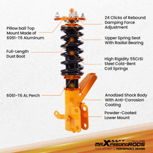 Ladda upp bild till gallerivisning, 24 Step Adjustable Coilover Damper Kit compatible for Honda Civic Coupe Sedan EM/ES 2001-05