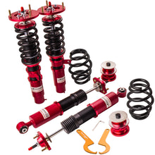 Ladda upp bild till gallerivisning, Sport schokdempers/schroefset geschikt voor BMW 3-Serie E46 1998-2006 Damping verstelbare RedLowering