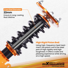 Lataa kuva Galleria-katseluun, Complete Coilovers Set compatible for Mitsubishi Eclipse 4G 2006-2012 Galant DJ 2004-2012 Shocks lowering kit