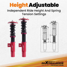Lataa kuva Galleria-katseluun, MaXpeedingrods Coilover Shock Suspension Kit compatible for Volkswagen Jetta MK5 MK6 06-17