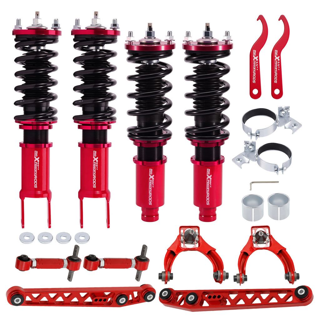 24-Way Verstelbare Schroefsets + Draagarm and Camber Kit geschikt voor Honda Civic 1996-2000