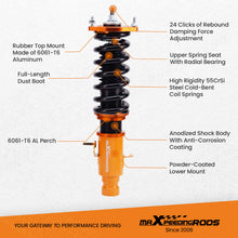 Lataa kuva Galleria-katseluun, Compatible for Infiniti M35x 06-10 AWD Coil Springs Struts Adjustable Damper Coilovers Kits Lowering Kit