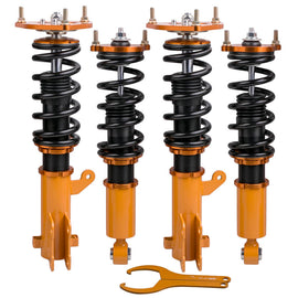Schroefset geschikt voor Mitsubishi Eclipse 2000-2005 Coil Spring Veerpoten Verlaging