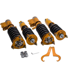 Schroefset Verlaging Kit Geschikt voor Mitsubishi Lancer ES Sedan 4-Door 2008-2016 2.0L Height Adj. (Set of 4)
