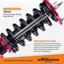 Lataa kuva Galleria-katseluun, Coilovers Suspension 24 Way Adjustable Damper compatible for NISSAN 370Z Z34 compatible for INFINITI G37