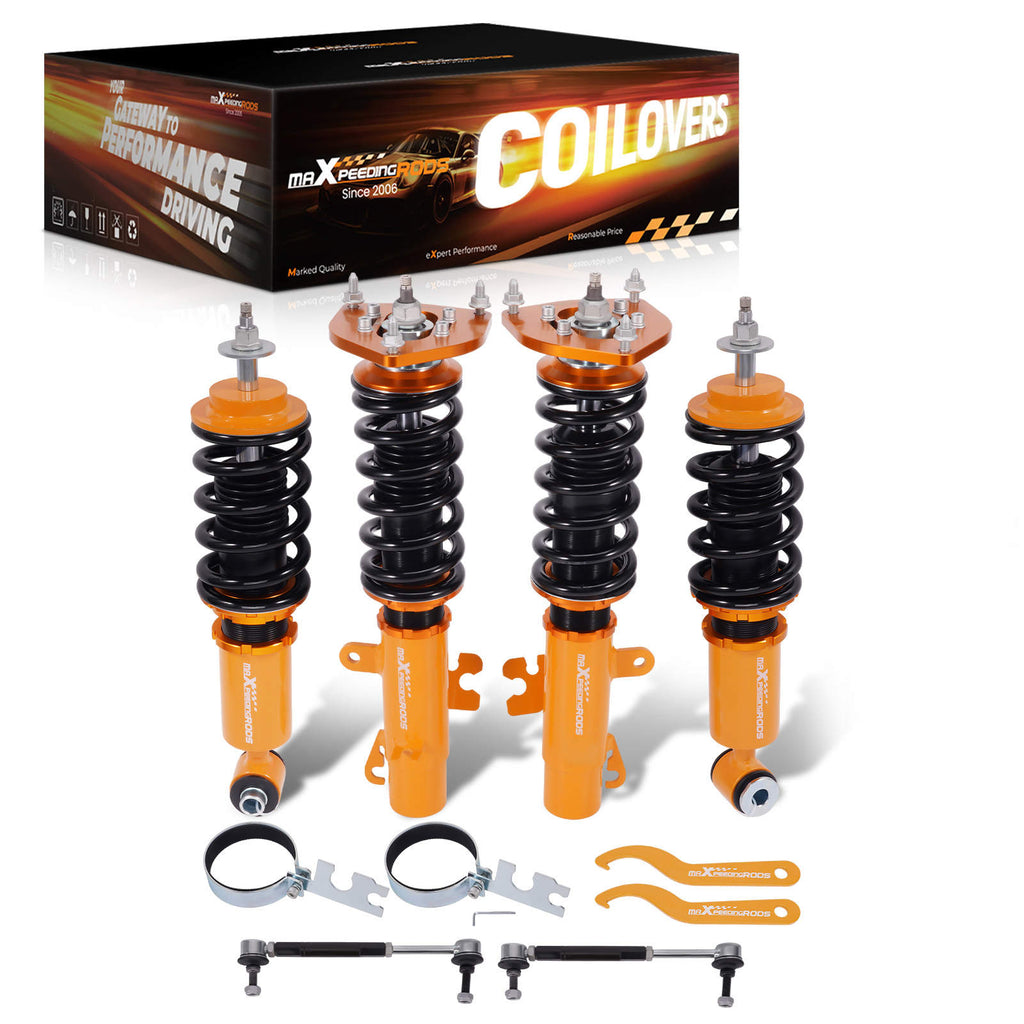 Racing Coilover 24 Way Damper Kit compatible for Mini Clubman R55 2007-2014 Shock Absorbers